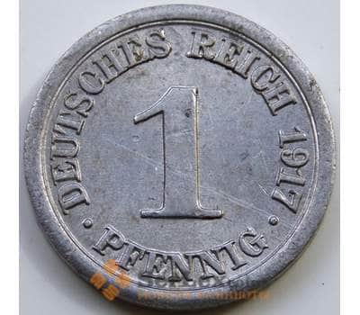 Монета Германия 1 пфенниг 1917 А КМ24 AU арт. 5442