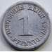 Монета Германия 1 пфенниг 1917 А КМ24 AU арт. 5442
