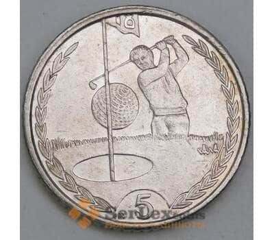 Монета Мэн остров 5 пенсов 1998 КМ902.1 XF арт. 5454