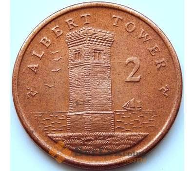 Монета Мэн остров 2 пенса 2016 КМ1254 AU арт. 5459