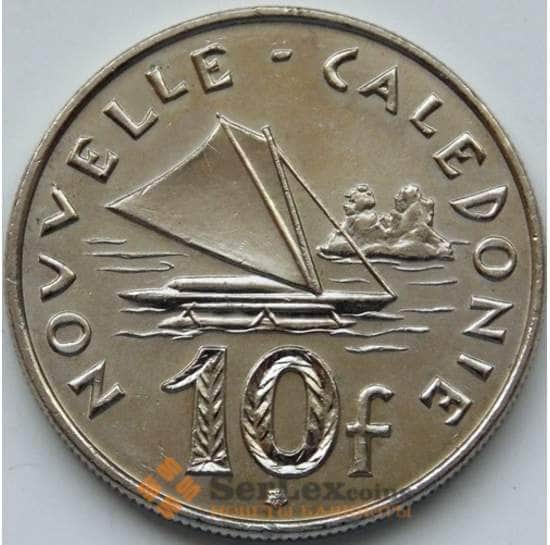 Новая Каледония 10 франков 2003 КМ11 AU Корабль арт. 5468