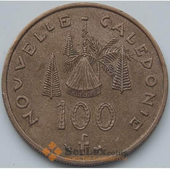Новая Каледония 100 франков 1976-2005 КМ15 XF арт. 5470