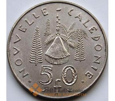 Монета Новая Каледония 50 франков 1967 КМ13 XF-AU арт. 5476