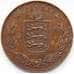 Монета Гернси 8 дублей 1949 КМ14 XF арт. 5495