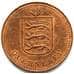 Монета Гернси 4 дубля 1945 КМ13 AU арт. 5498