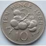 Гернси 10 пенсов 1988 КМ43.1 XF арт. 5503
