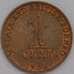 Монета Малайя и Британское Борнео 1 цент 1962 КМ6 AU арт. 5517