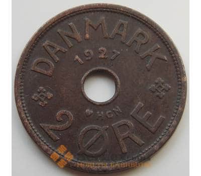 Монета Дания 2 эре 1926-1940 КМ827.2 XF арт. 5531