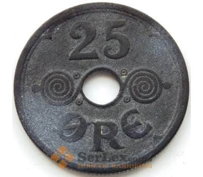 Монета Дания 25 эре 1942 КМ823.2а VF арт. 5532