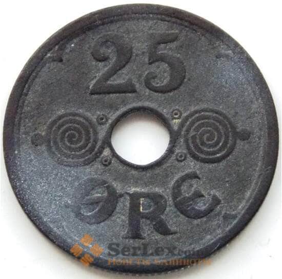 Дания 25 эре 1942 КМ823.2а VF арт. 5532