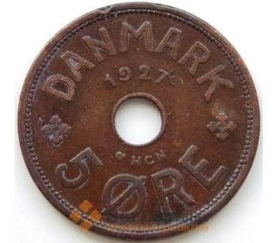 Монета Дания 5 эре 1927 КМ828.2 XF арт. 5537