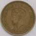 Монета Цейлон 50 центов 1943 КМ116 VF арт. 5571