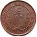 Монета Цейлон 1 цент 1943 KM111a AU арт. 5572