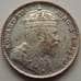 Монета Цейлон 1/4 цента 1904 КМ100 XF Медь с посеребрением арт. 5584