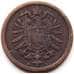 Монета Германия 2 пфеннига 1874 А КМ2 VF арт. 5595