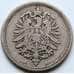 Монета Германия 5 пфеннигов 1875 A КМ3 VF арт. 5602