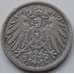 Монета Германия 5 пфеннигов 1906 E КМ11 VF арт. 5607