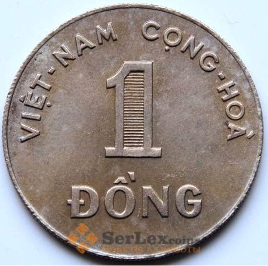 Вьетнам 1 донг 1964 КМ7 AU арт. 5615
