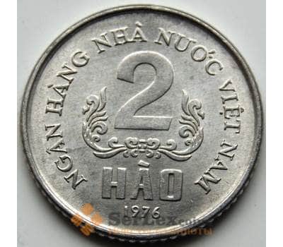 Монета Вьетнам 2 хао 1976 КМ12 aUNC арт. 5618