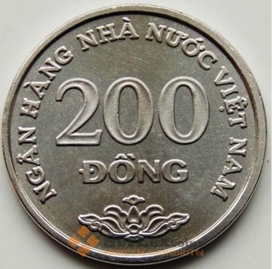 Вьетнам 200 донг 2003 КМ71 AU арт. 5622