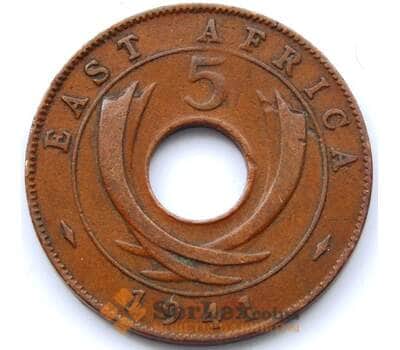 Монета Британская Восточная Африка 5 центов 1941 КМ25.1 XF арт. 5626