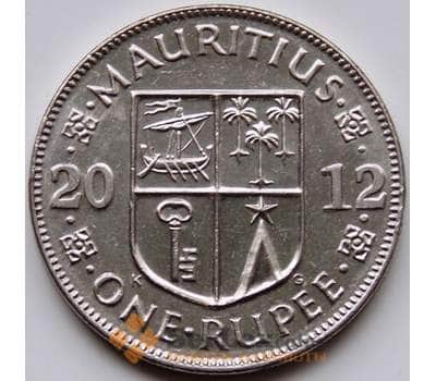 Монета Маврикий 1 рупия 2012 КМ55 aUNC арт. 5674