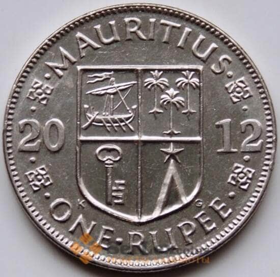 Маврикий 1 рупия 2012 КМ55 aUNC арт. 5674
