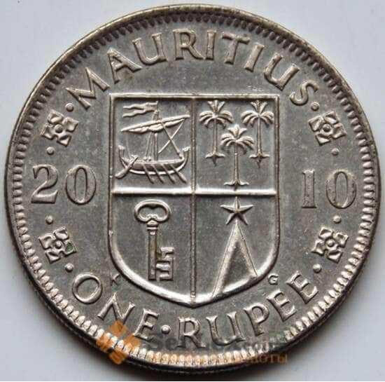 Маврикий 1 рупия 2010 КМ55 AU арт. 5675