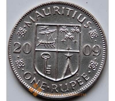 Монета Маврикий 1 рупия 2009 КМ55 aUNC арт. 5677