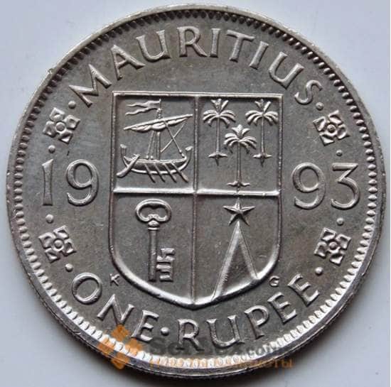 Маврикий 1 рупия 1987-2010 КМ55 XF арт. 5678