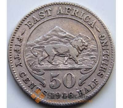 Монета Британская Восточная Африка 50 центов 1948 КМ30 VF арт. 5659