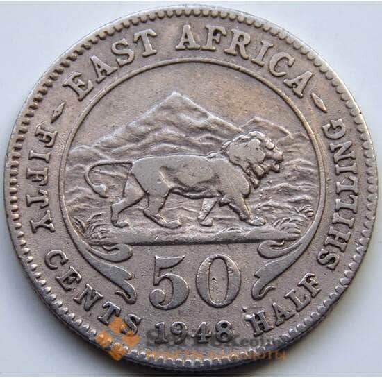 Британская Восточная Африка 50 центов 1948 КМ30 VF арт. 5659