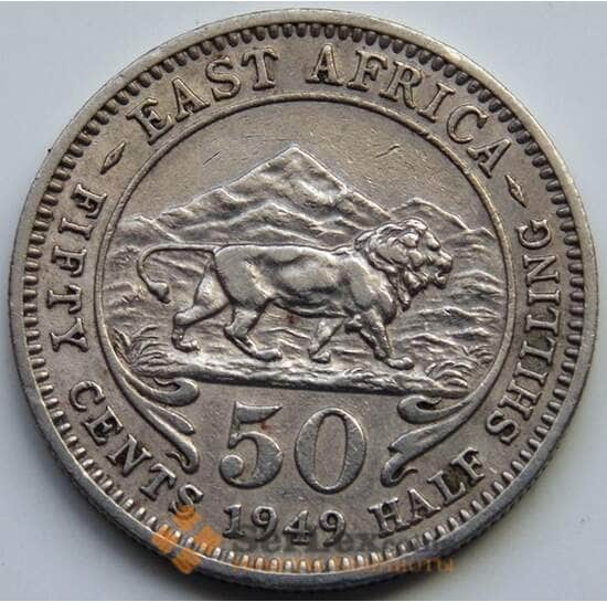 Британская Восточная Африка 50 центов 1949 КМ30 VF арт. 5660