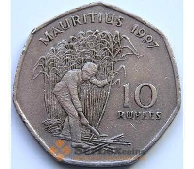 Монета Маврикий 10 рупий 1997 КМ61 VF арт. 5713