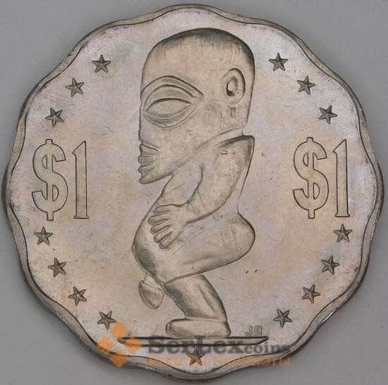 Кука острова 1 доллар 2003 КМ416 UNC арт. 5727