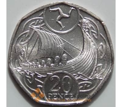 Монета Мэн остров 20 пенсов 2017 NEW UNC арт. 5777