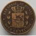 Монета Испания 10 сентимо 1878 КМ675 XF Альфонсо XII (J05.19) арт. 15200