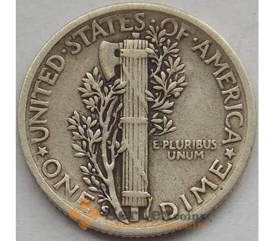 Монета США дайм 10 центов 1941 S КМ140 VF арт. 12806