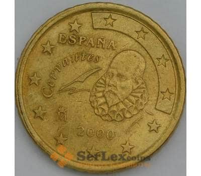 Монета Испания 50 евроцентов 2000 КМ1045 XF арт. 39031