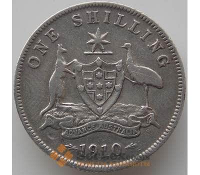 Монета Австралия 1 шиллинг 1910 КМ20 VF арт. 11447