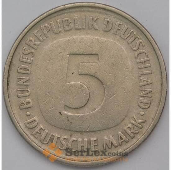 Германия 5 марок 1978 D КМ140.1 арт. 30982