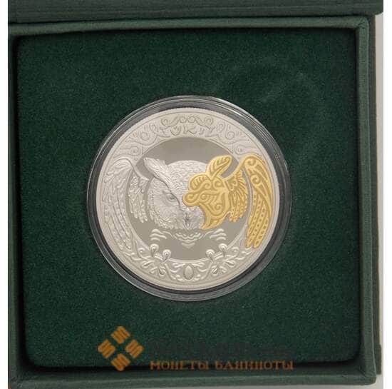 Казахстан 200 тенге 2019 Филин (Сова) UKI Proof like  арт. 18225
