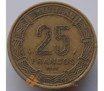 Монета Экваториальная Гвинея 25 франков 1985 КМ60 VF арт. 9113
