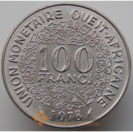 Западно-Африканские Штаты 100 франков 1967-2014 КМ4 XF-AU арт. 9108