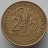 Западно-Африканские Штаты 25 франков 1970-1979 КМ5 VF арт. 9114