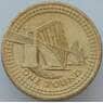 Великобритания 1 фунт 2004 КМ1048 aUNC Мост Форт-Бридж Шотландия (J05.19) арт. 16781
