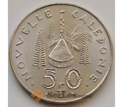 Монета Новая Каледония 50 франков 1972-2005 КМ13 aUNC арт. 8528