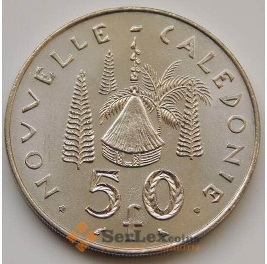 Новая Каледония 50 франков 1972-2005 КМ13 aUNC арт. 8528