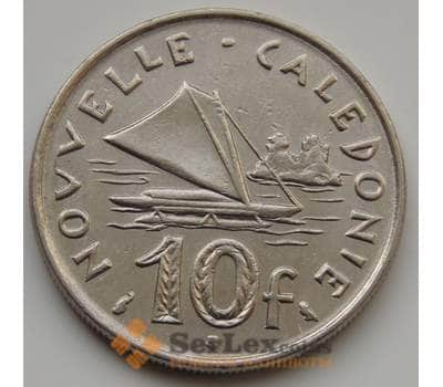 Монета Новая Каледония 10 франков 1972-2005 КМ11 XF арт. 8530