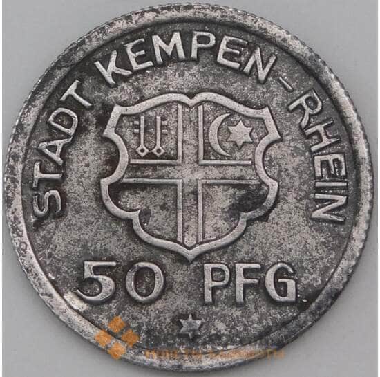 Германия Нотгельд 50 пфеннигов 1921 Кемпен Райн арт. 23592